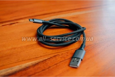 ���� ������ USB 2.0 AM to USB-C 1.2m black Verbatim (31843)