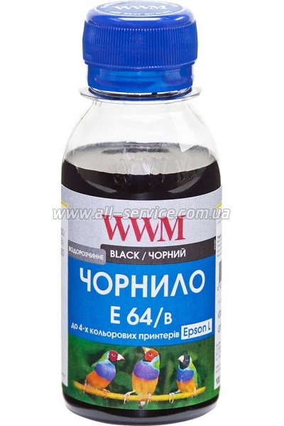 Чернила WWM для Epson L110/ L210/ L355 100г Black (E64/B-2) Чернила WWM для Epson L110/ L210/ L355 100г Black (E64/B-2)