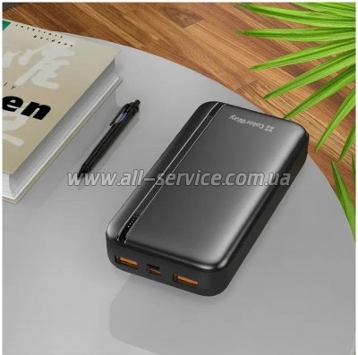 ������� ������������� ColorWay 20000mAh PD 22.5W Black (CW-PB200LPB4BK-PD)