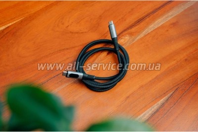 ���� ������ USB-C to USB-C 1.2m with display 240W black Verbatim (31849)