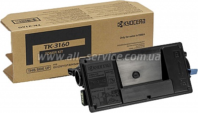   TK-3160 Kyocera P3045DN/ P3050DN/ P3055DN/ P3060DN/ M3145dn/ M3645dn/ P3145dn (1T02T90NL0)