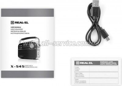  REAL-EL X-545 Black
