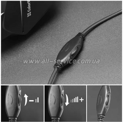 �������� ColorWay Bloodwave LED Black (CW-HPG01BK)