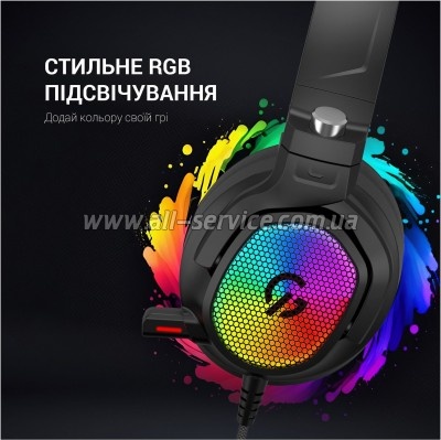 �������� GamePro HS1300 RGB 7.1 Black (HS1300)