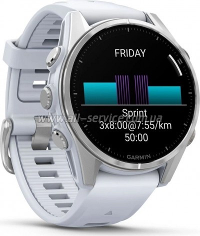 - Garmin fenix 8 43mm, AMOLED, Glass, BareSS/Whitestone, WhitestoneBn (010-02903-00)