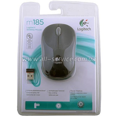  Logitech M185 WL Grey (910-002238)