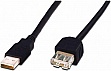 ���� ������ Digitus USB 2.0 AM/AF 5.0m black (AK-300202-050-S)