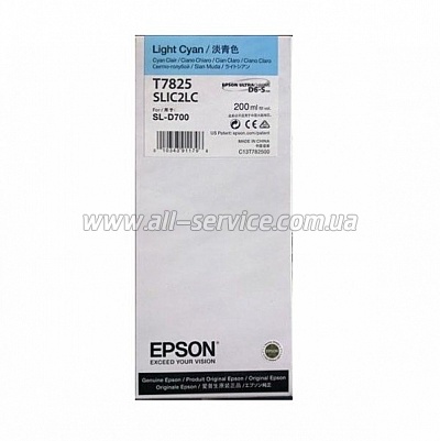  EPSON 200ml Light Cyan SURELAB SL-D700 (C13T782500)