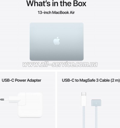  Apple MacBook Air 13 M4 A3240 Sky Blue (MC6T4UA/A)