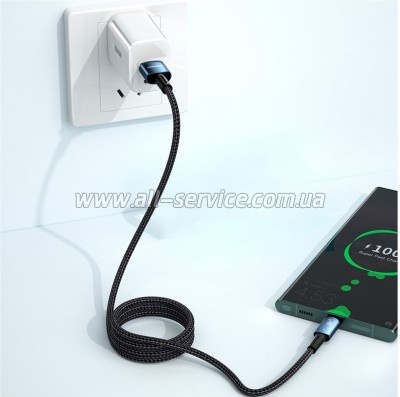 ���� ������ USB 2.0 AM to USB-C 1.0m 7A 100W blue Essager (EXC7A-CG03-P)