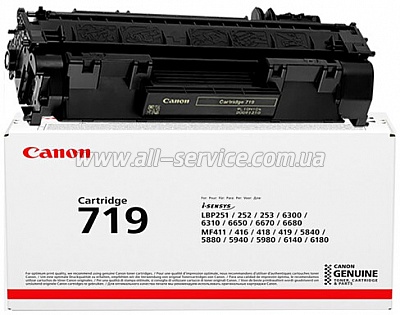   Canon 719  LBP-6300DN/ 6650DN  MF5580DN/ 5840DN 3479B002