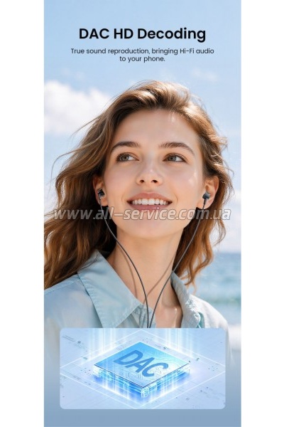 �������� Vention Echo Lite USB-C In-Ear Wired Black (GBBBAV)
