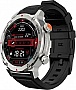 - iMiki D2 Silver Silicone Strap