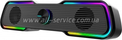   Aula N-169B Led USB Black (6948391265056)