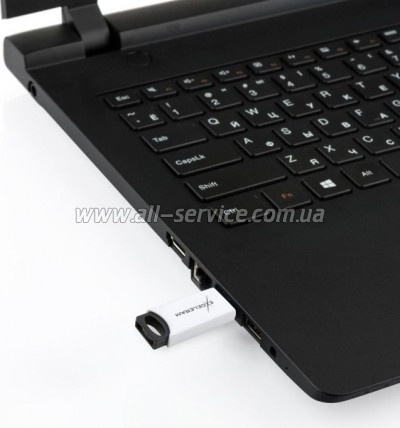  eXceleram 64GB H2 Series White/Black USB 2.0 (EXU2H2W64)