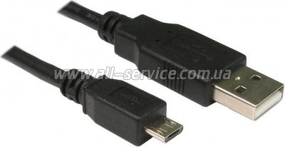 Дата кабель USB 2.0 AM to Micro 5P 1.5m Extradigital (KBU1630) Дата кабель USB 2.0 AM to Micro 5P 1.5m Extradigital (KBU1630)