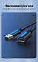 ���� ������ USB 2.0 AM/AF 5.0m PVC black Vention (CBIBJ)