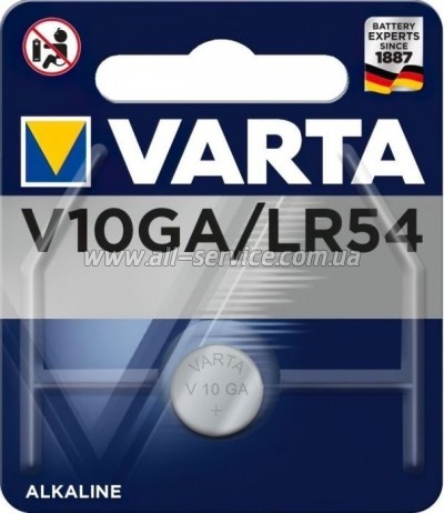  Varta V10GA BLI 1 Alkaline (04274101401)