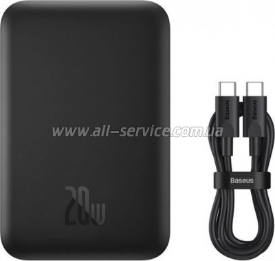 ������� ������������� Baseus Mini Air 6000mAh PD 20W Black (P10059002113-00)