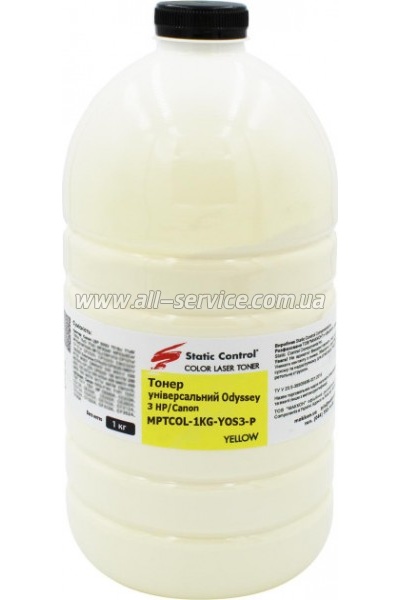 SCC Universal Odyssey 3 HP/ Canon  1 yellow (MPTCOL-1KG-YOS3-P)