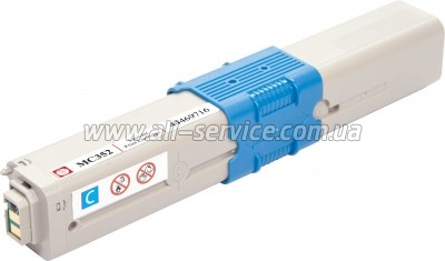 �����-�������� BASF OKI C310/ C330/ C510/ C530 ������ 44469716 Cyan (BASF-KT-MC352-44469716)