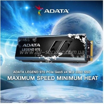  SSD M.2 2280 1TB ADATA (SLEG-970-1000GCI)