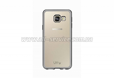 ����� Utty Electroplating TPU ��� Samsung Galaxy A3 SM-A310 Grey (207324)