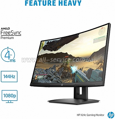 ������� 23.6" HP X24c (9FM22AA)