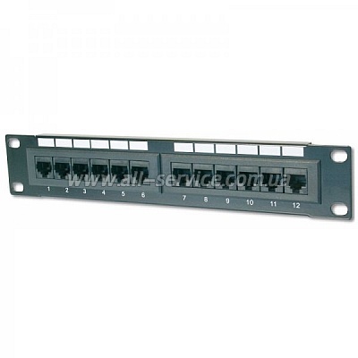 - DIGITUS 19" 0.5U, 24xRJ45, CAT 6 FTP (DN-91624S-SL-SH)