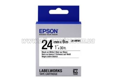  Epson LC6WBN9 LW-700 Std Blk/Wht 24mm/9m (C53S656006)