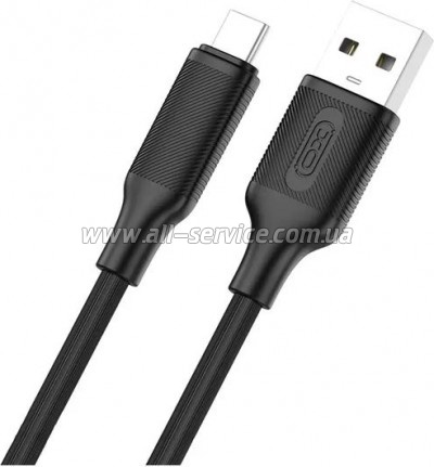 ���� ������ USB 2.0 AM to USB-C 1.0m black XO (NB265-AC.black)