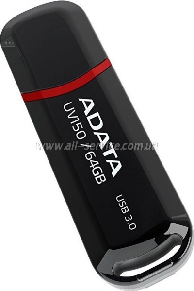 ������ ADATA 64GB USB 3.0 UV150 Black (AUV150-64G-RBK)