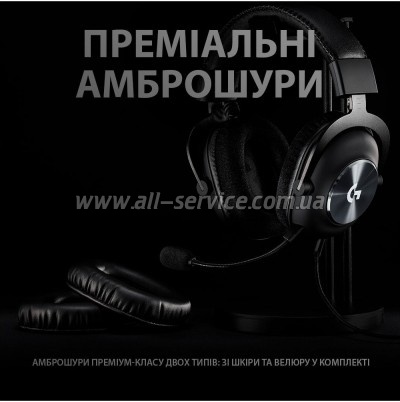 �������� Logitech G PRO X Gaming Headset Black (981-000818)