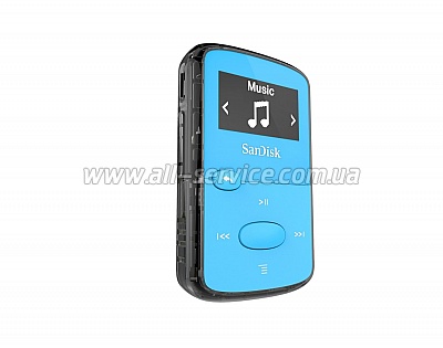 MP3  SanDisk Sansa Clip JAM 8GB Blue (SDMX26-008G-G46B)