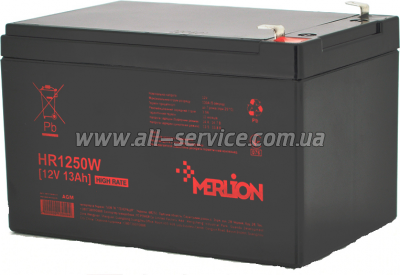 �������������� ������� � ��� Merlion HR1250W. 12V 13Ah (HR1250W)