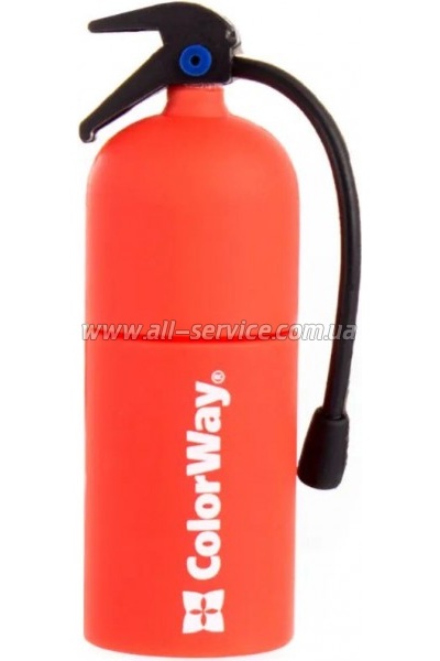 Флeшка ColorWay Fire 32GB USB 3.0 Red (CW-USBFE32) Флeшка ColorWay Fire 32GB USB 3.0 Red (CW-USBFE32)
