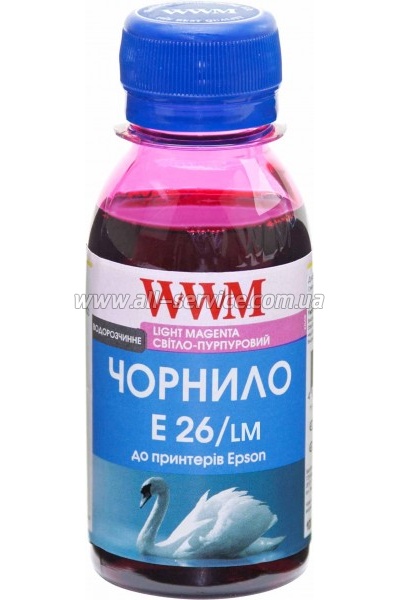 Чернила WWM для Epson Expression Photo XP-55 / XP-750 / XP-850 100г Light Magenta Водорастворимые (E26/LM-2) Чернила WWM для Epson Expression Photo XP-55 / XP-750 / XP-850 100г Light Magenta Водорастворимые (E26/LM-2)