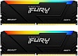 ������ ������ ��� ���������� DDR4 32GB (2x16GB) 3200 MHz FURY Beast RGB Kingston Fury (ex.HyperX) (KF432C16BB2AK2/32)