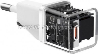 �������� ������� Baseus GaN5 USB-C 20W white (CCGN050102)