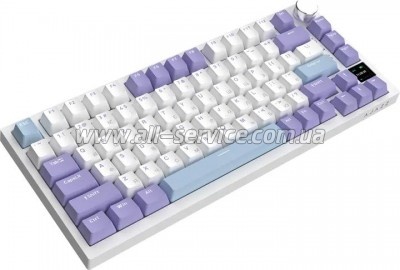  Ajazz AK820 Pro Flying Fish Switch Purple RGB USB/Wireless/Bluetooth UA Purple (AK820PRO-FF-PWB)