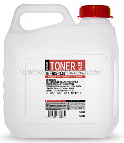 Тонер Colorway HP Universal LJ P1005/ 1102/ 1010/ 2035 бутль 2500г Premium TH-U05-2.5B (TH-U05-2.5B) Тонер Colorway HP Universal LJ P1005/ 1102/ 1010/ 2035 бутль 2500г Premium TH-U05-2.5B (TH-U05-2.5B)