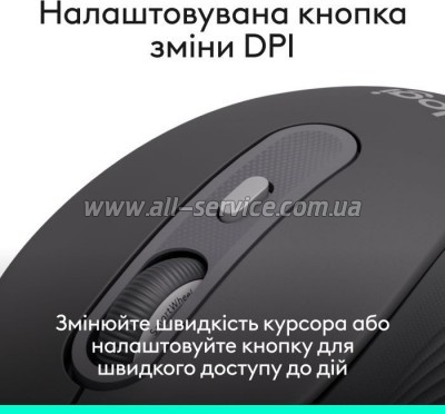  Logitech Signature M520 for Business USB-C Graphite (910-007511)