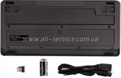  A4Tech FBK11 Wireless Grey