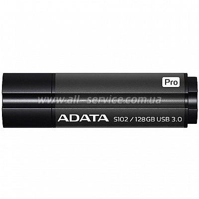  128GB ADATA S102 Pro USB 3.0 Grey (AS102P-128G-RGY)