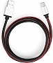 ���� ������ USB 2.0 AM to USB-C 1.0m pu leather black Vinga (VCPDCTCLS1BK)