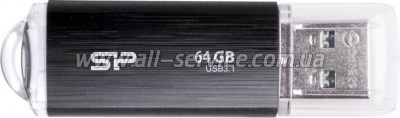 Silicon Power 64GB USB 3.0 Blaze B02 Black (SP064GBUF3B02V1K)