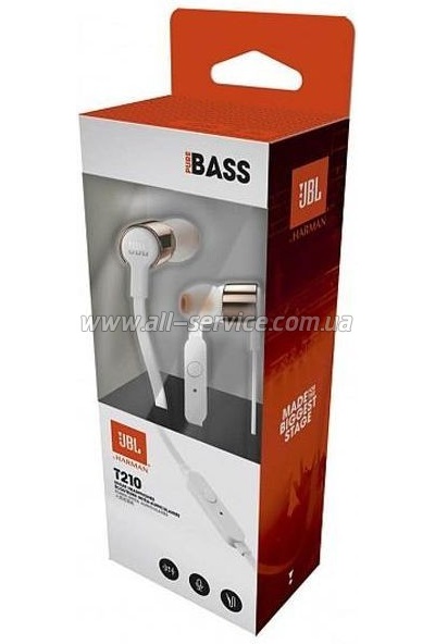 �������� JBL T210 Rose Gold (JBLT210RGD)
