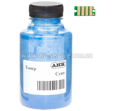 Тонер + чип АНК Xerox C400/ C405/ 106R03534 бутль 240г Cyan (50000529) Тонер + чип АНК Xerox C400/ C405/ 106R03534 бутль 240г Cyan (50000529)
