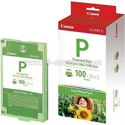 Комплект расходных материалов Canon E-P100 для SELPHY ES-1, ES-2 (1335B001)