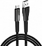   ColorWay USB 2.0 AM to Micro 5P 1.0m zinc alloy + led black (CW-CBUM035-BK)